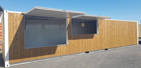 40-Fuß-Barcontainer aus Holz