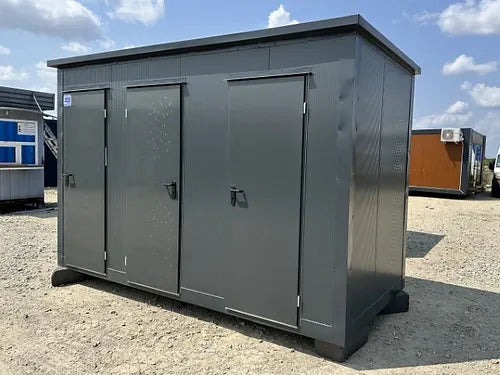 Sanitärcontainer mit 3 Kabinen (Ref: S2107)